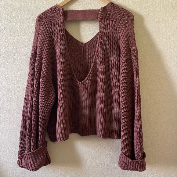 Open back sweater - Picture 4 of 4